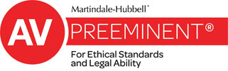 Martindale-Hubbell AV Preeminent For Legal Standards and Legal Ability